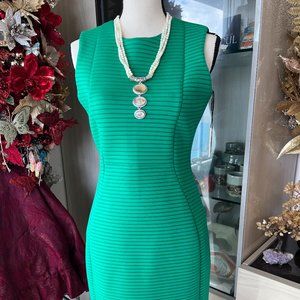 NWT- Kelly Green Form Fitting Calvin Klein Dress